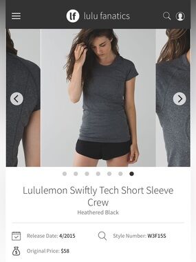 Lululemon Swiftly Tech Short Sleeve Crew